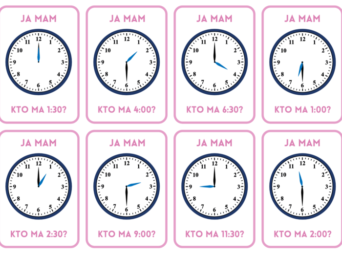 Ja mam, kto ma- zegar