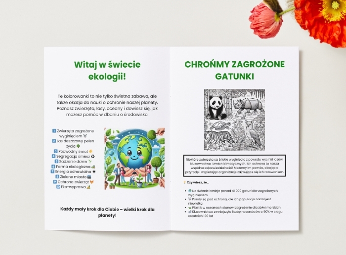 Kolorowanki ekologiczne