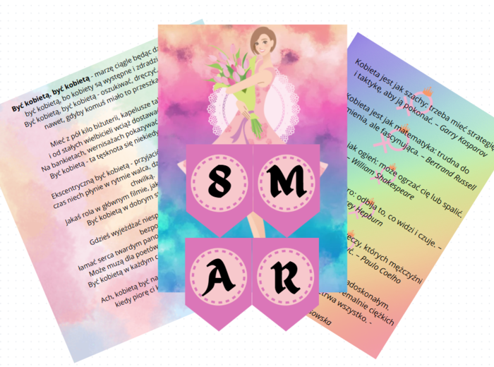 Dzień kobiet - gazetka