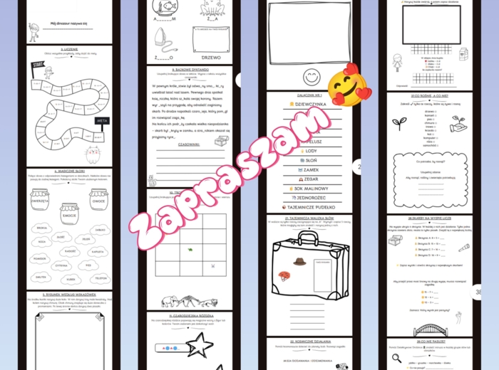 Karty pracy na zajęcia korekcyjne -kompesacyjne 1-3
