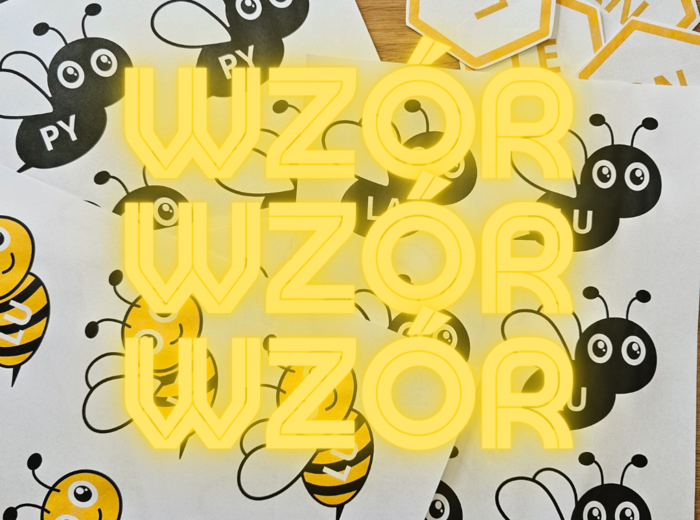 Pszczółki - czytanie sylabowe, sylaby otwarte