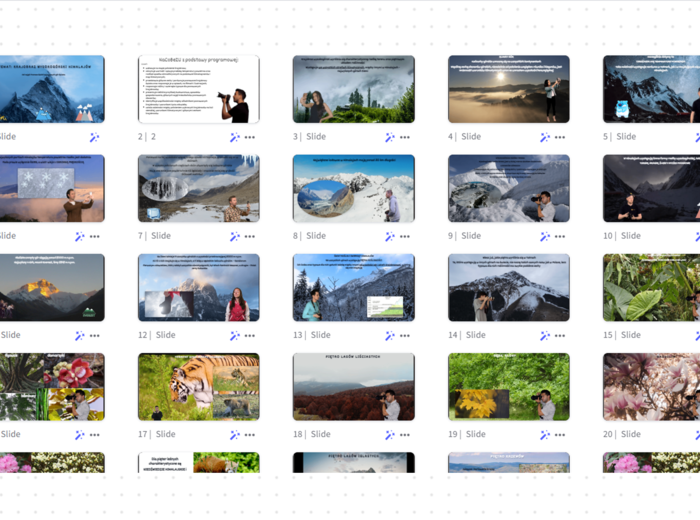 Prezentacja „Krajobraz wysokogórski Himalajów” w genially do edycji – geografia 5
