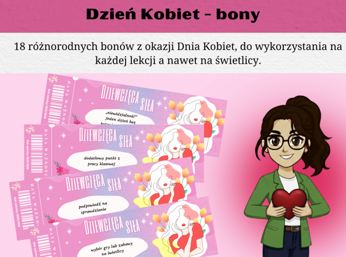 Dzień Kobiet - bony
