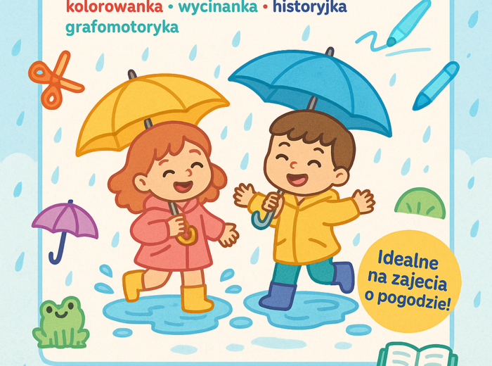 Karta Pracy: "Moje ulubione zabawy w deszczowy dzień"