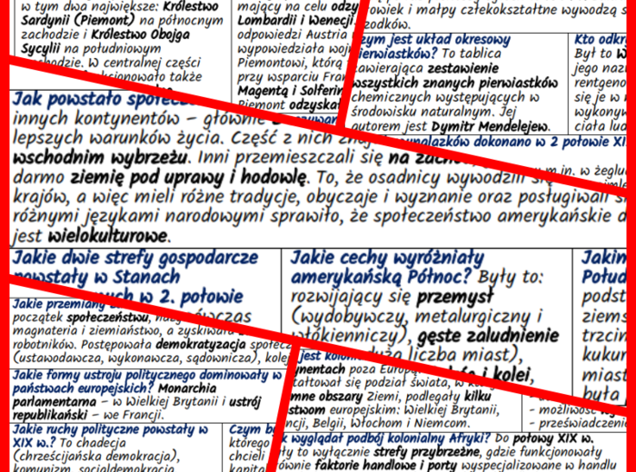 Europa i Świat w 2. połowie XIX w. NOTATKI