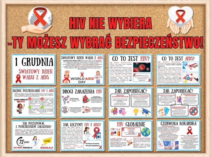 ŚWIATOWY DZIEŃ WALKI Z AIDS - 1 grudnia - zestaw materiałów