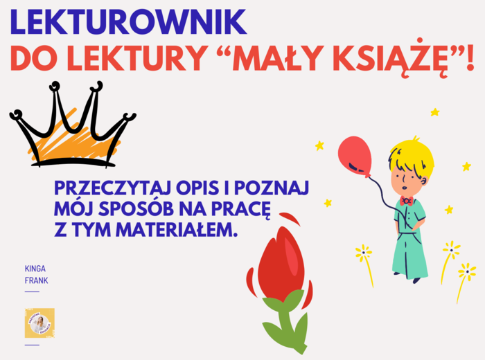 📚 Lekturownik do "Małego Księcia" – Twój klucz do sukcesu na egzaminie ósmoklasisty! 🌟 #małyksiążę