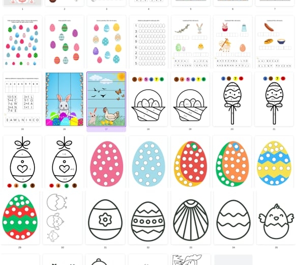 Duży pakiet wielkanocny