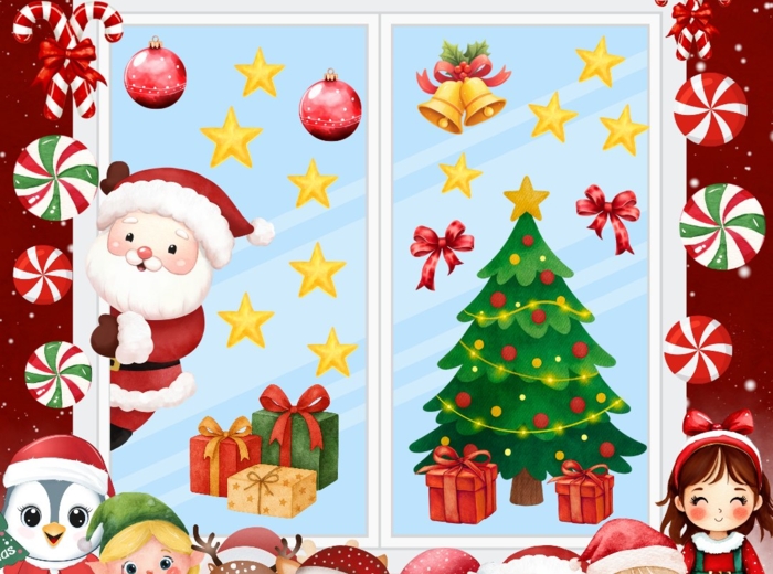 🎁🎄 DWUSTRONNE DEKORACJE ŚWIĄTECZNE 🎄🎁