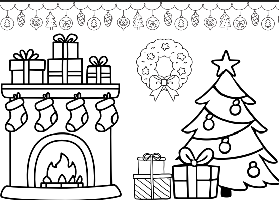 Plakat XXL „Zimowe Miasteczko” – kolorowanka do wspólnej zabawy| Duży plakat na gazetkę| Kreatywna dekoracja klasy | pokoju na święta!