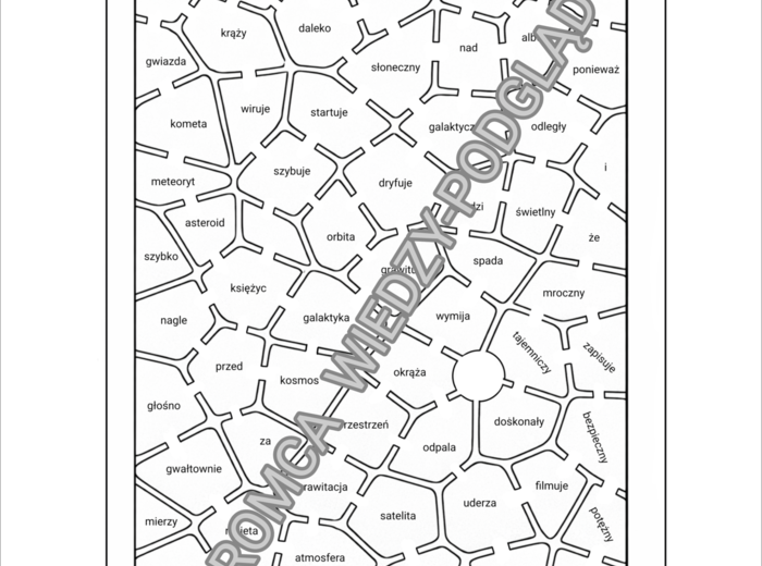 Części mowy w kolorach - zestaw 20 kart pracy (kl. 4-6)