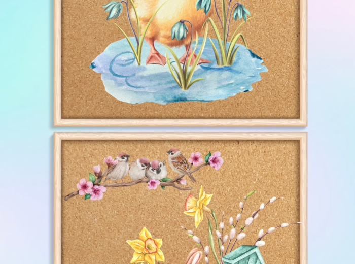 ☀️ZESTAW WIOSENNYCH DEKORACJI☀️