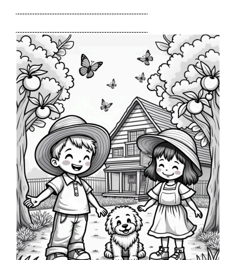 Kolorowanka ze słowami po angielsku. 14 stron do kolorowania + 14 słówek do nauki lub utrwalenia !