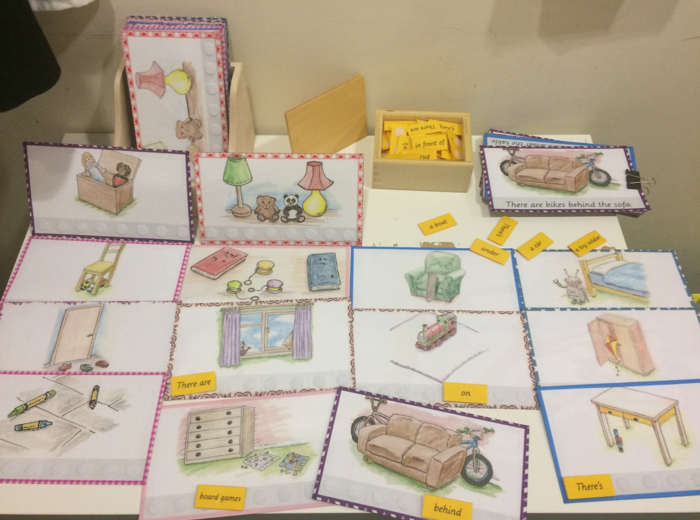 Karty do ćwiczeń 'there is/are"