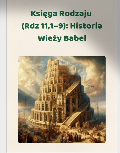 Księga Rodzaju (Wieża Babel)