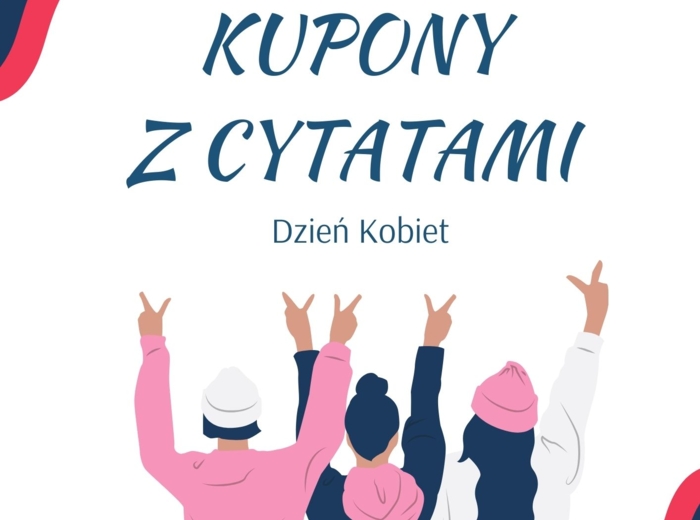 Kupony z cytatami - Dzień Kobiet