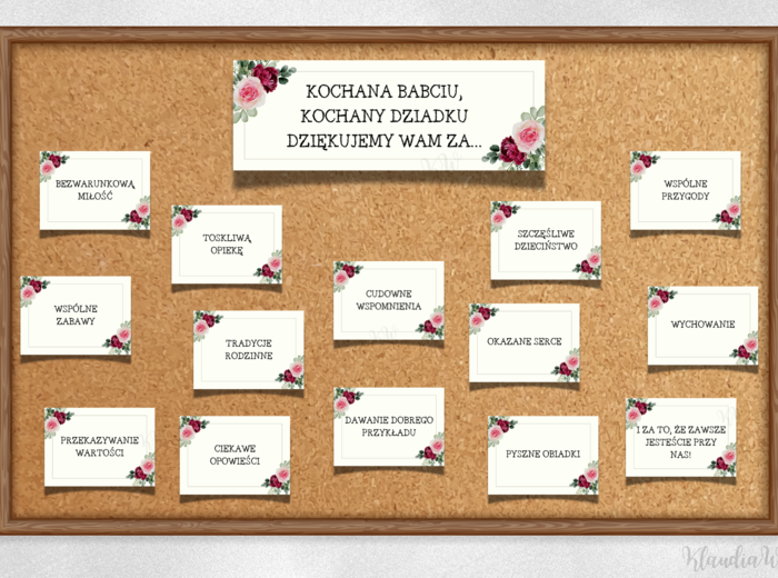 „Kochana Babciu, Kochany Dziadku dziękujemy Wam za…” - gazetka szkolna na Dzień Babci i Dziadka