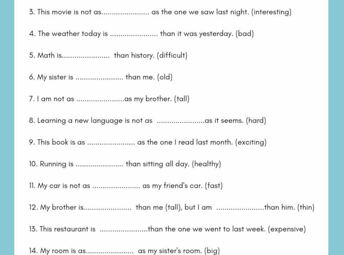 Stopniowanie przymiotników jęz. angielski