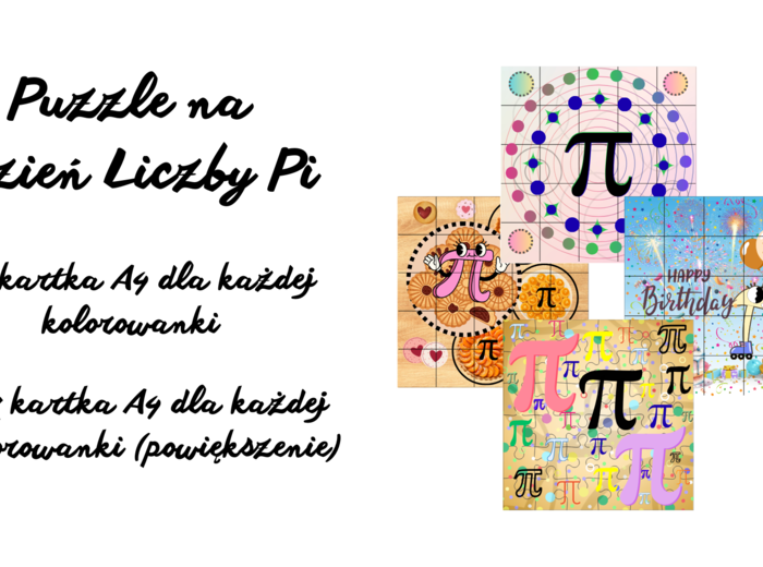 PUZZLE LICZBY π – MATEMATYKA, KTÓRA WCIĄGA OD PIERWSZEGO ELEMENTU!