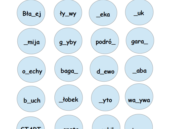 Ortograficzne kodowanie – gra ortograficzna