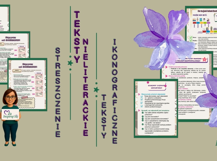 Egzamin ósmoklasisty z języka polskiego - kompleksowy zestaw do powtórzeń Paka z Polaka