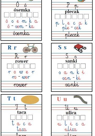 Pakiet - Alfabet + cyfry (plansze + zadania dla dzieci)