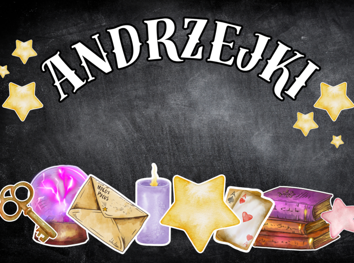 GAZETKA DEKORACJA NA ANDRZEJKI