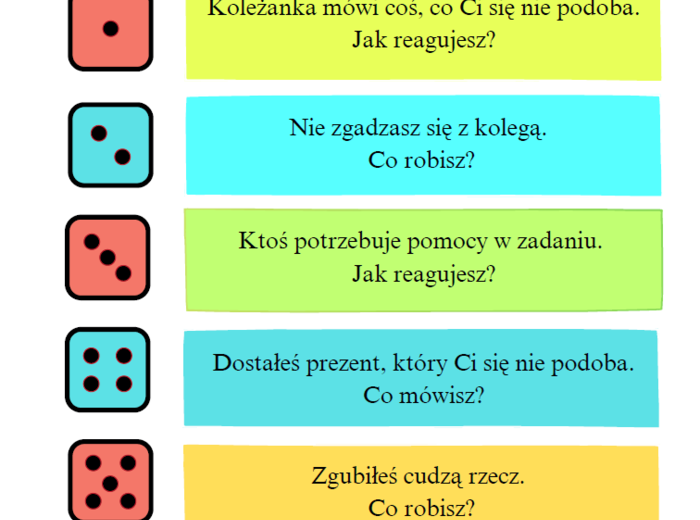 TUSowa kostka emocji – gra wspierająca rozwój emocjonalny i społeczny