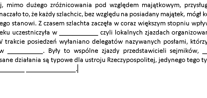 Sprawdziany - Rzeczpospolita w XVI wieku