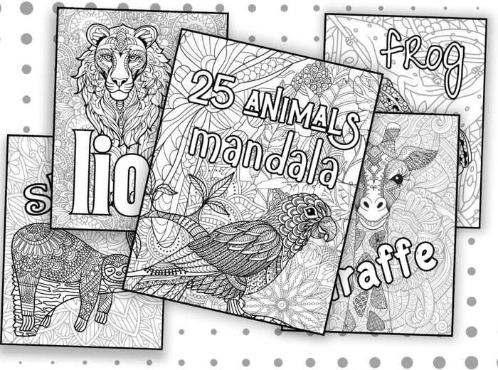MANDALA ZWIERZĘTA