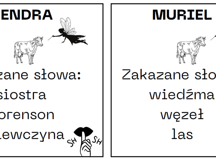 Baśniobór - zabawy z lekturą (wykreślanka i karty taboo)