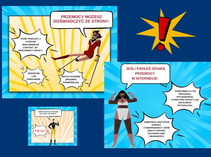 Standardy Ochrony Małoletnich - wersja komiksowa dla klas starszych