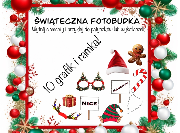 KALENDARZ ADWENTOWY MEGA ZESTAW NA ŚWIĘTA W DWÓCH JĘZYKACH PL ANG