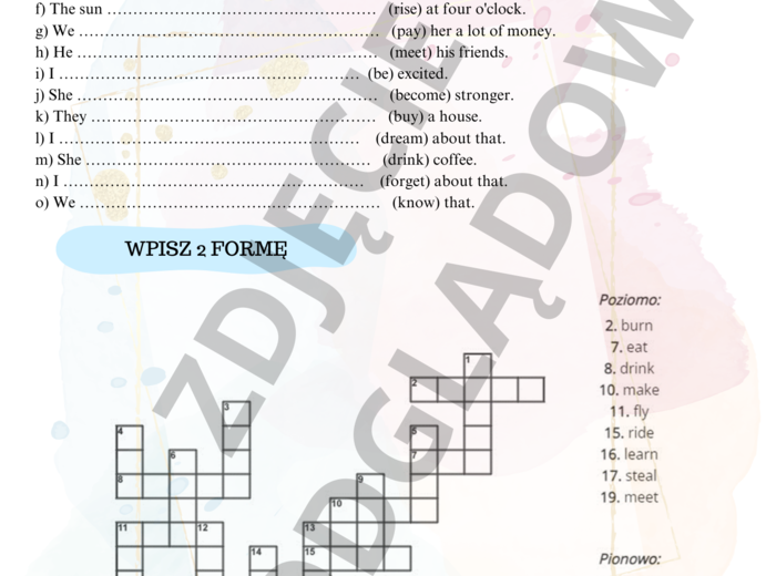 Brainy 7 unit 1 - karty pracy