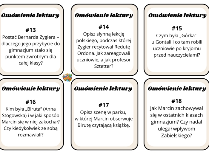 Syzyfowe prace - karty z pytaniami