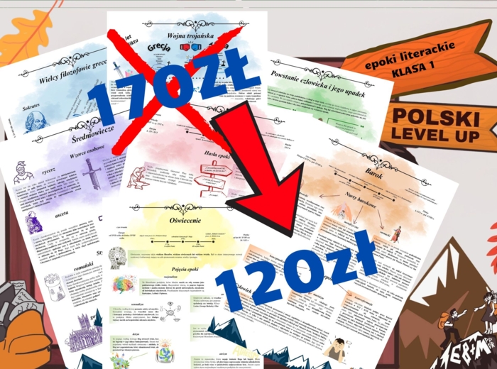 epoki literackie_klasa1_GRATIS ŚRODKI STYLISTYCZNE_Polski Level Up