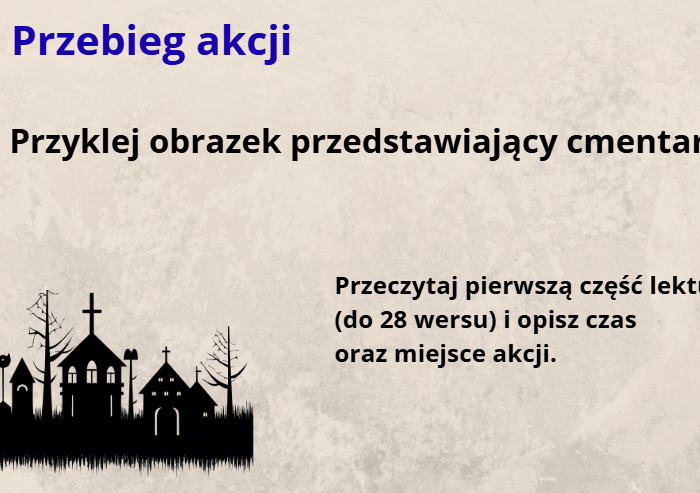 "Dziady", cz. II - prezentacja na lekcje w klasie 7 lub 8