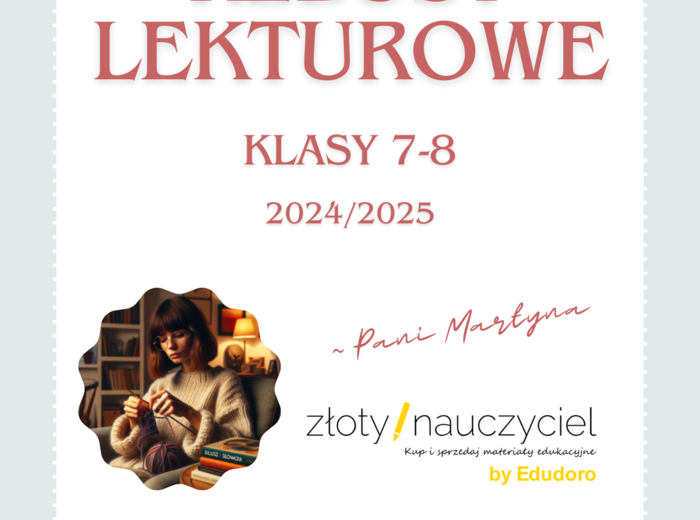 Rebusy lekturowe (klasy 7-8) *NOWA PODSTAWA*