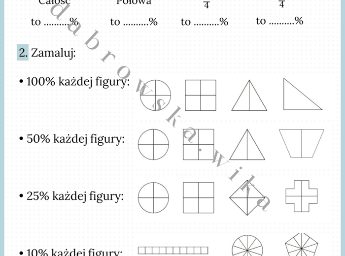 Procenty i ułamki część 1