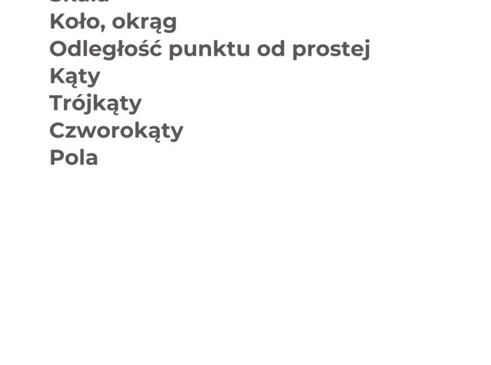 Projekt Figury na płaszczyźnie "Skwer Curie" kl. 6