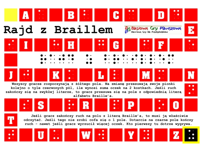 Rajd z Braillem – Gra planszowa