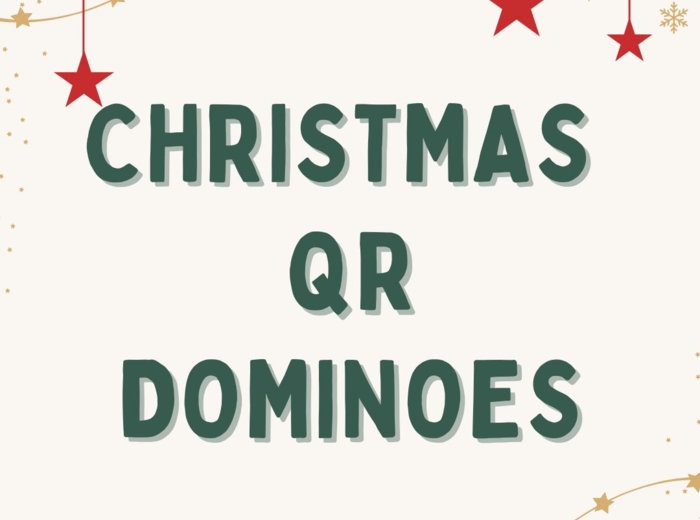 CHRISTMAS VOCABULARY - QR DOMINOES
