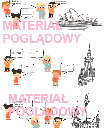 Jednostki długości - karta pracy klasy 4, 5 (materiał na całą lekcję)