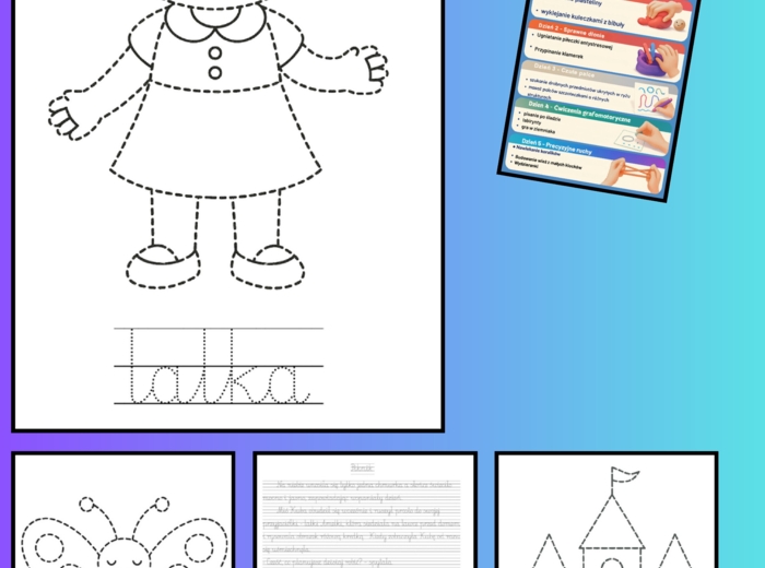 🎨✋ Terapia ręki – 20 kolorowanek +opowiadanie+propozycje terapii ręki! Pisanie po śladzie!!! ✋🎨