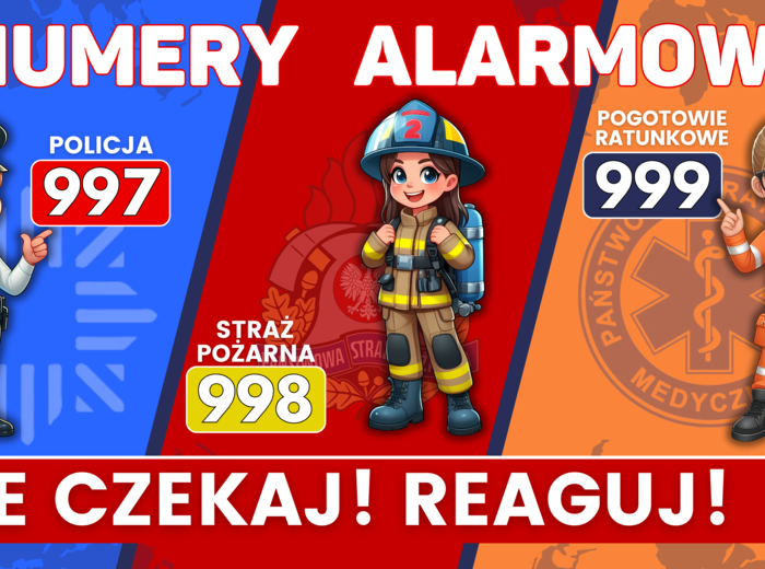 NUMERY ALARMOWE - Gazetka / Dekoracja