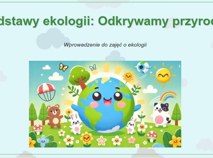 Prezentacja multimedialna. Podstawowe zagadnienia ekologii. Obieg materii. Wpływ człowieka na środowisko.