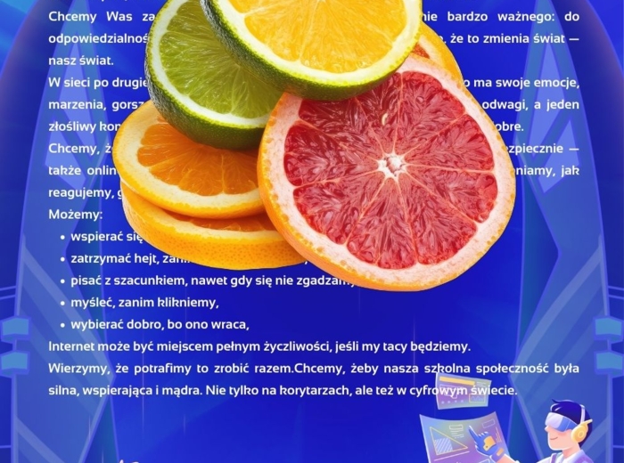 Dzień Bezpiecznego Internetu- plakat (list rówieśników)