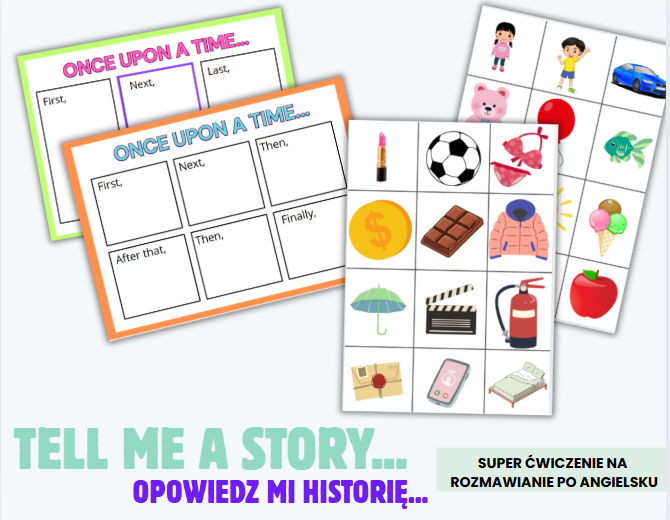 TELL ME A STORY, opowiedz historię po angielsku, speaking