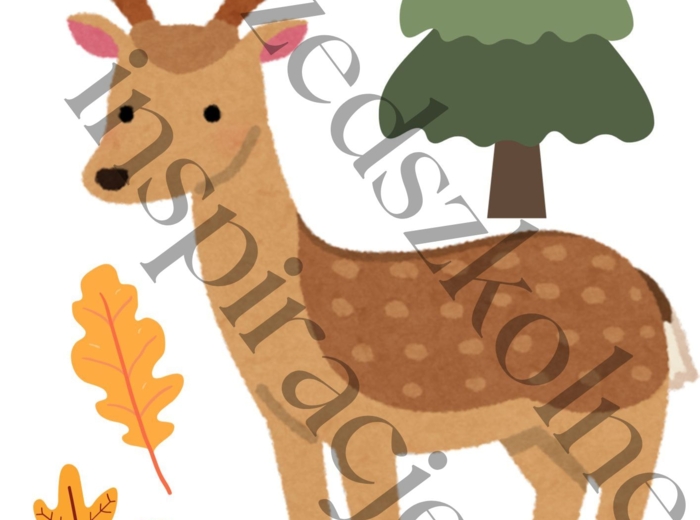 ZWIERZĘTA LEŚNE - Jesienne dekoracje na tablicę lub okna