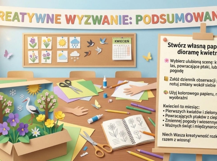 Kwiecień - gazetka/prezentacja/20 plansz